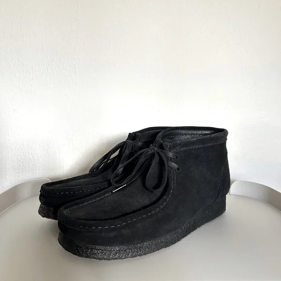 Clarks | Shoes | Clarks Original Mens Black Suede Wallabee Boots